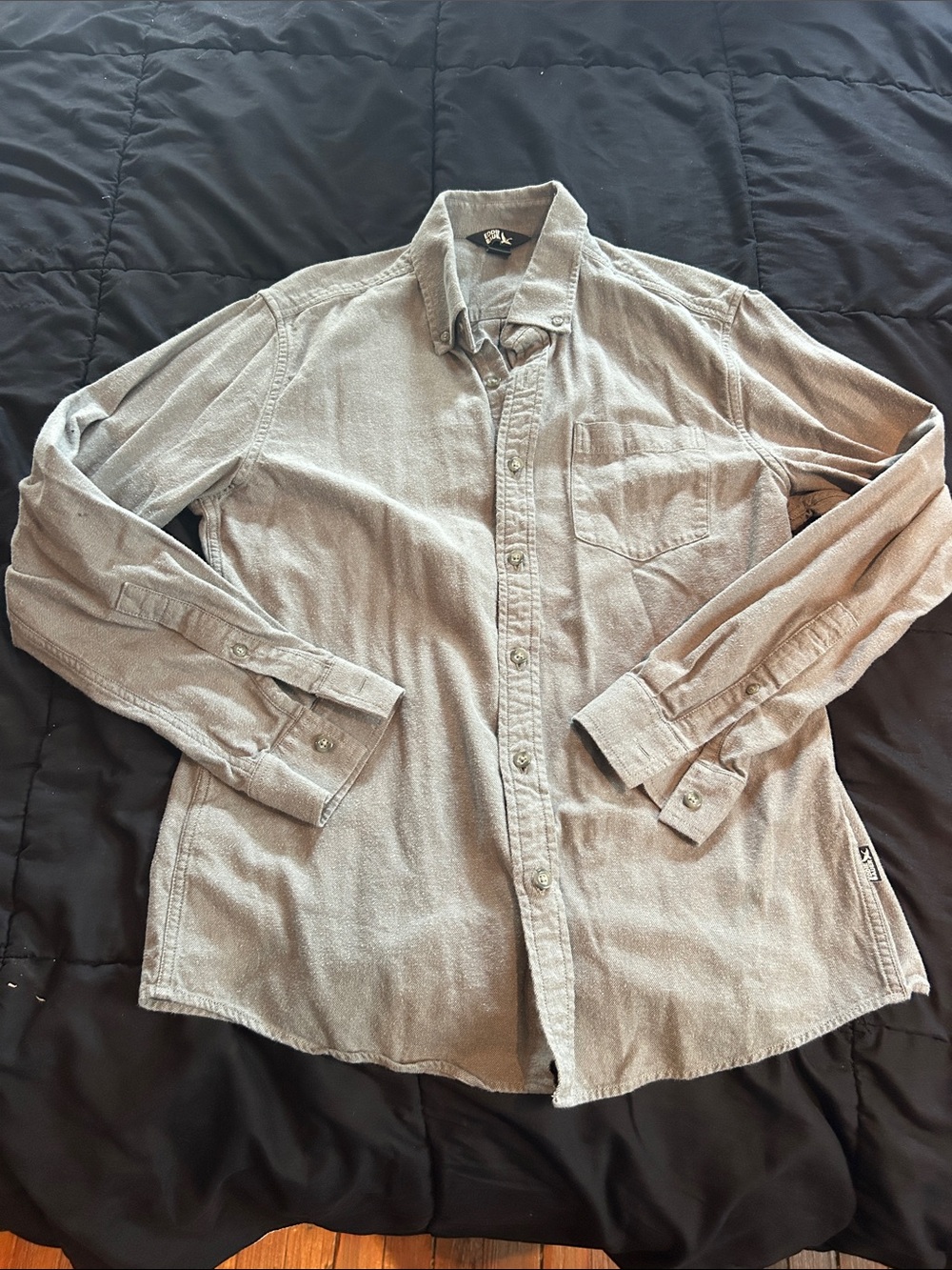 Light Grey Eddie Bauer Casual Button Down